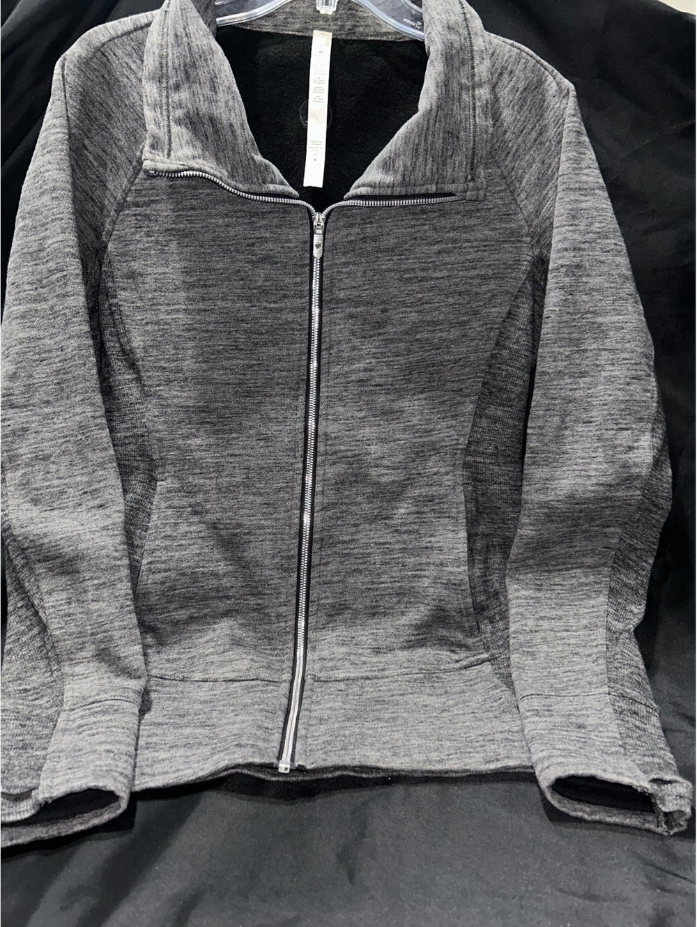 Lululemon Women's Full Zip Grey Heather Jacket Size 10